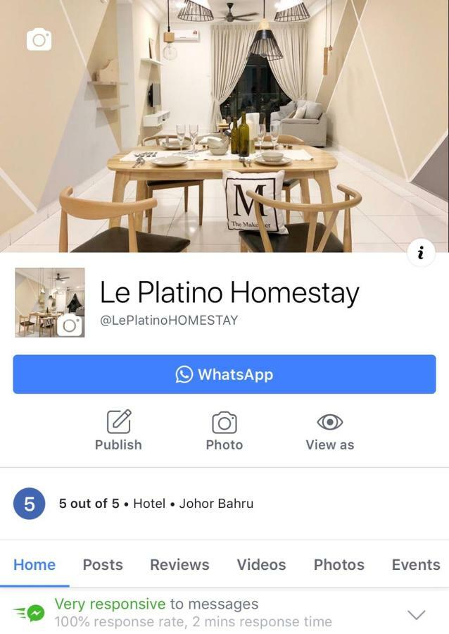 Johor Bahru Paradigm Leplatino Homestay Buitenkant foto